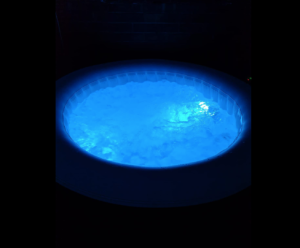 Hot Tub with lights on hire in Nottingham